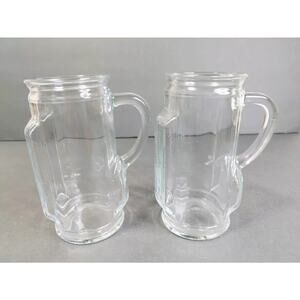 Golf Bag Mug Canada Clear Glass Drinking Stein Set Of 3 Clear Cups